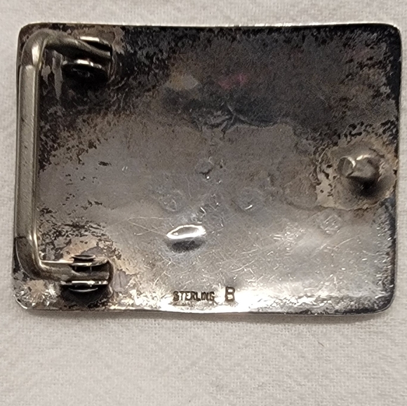 Bennie Bowekaty Kokopelli Belt Buckle - Picture 2 of 4